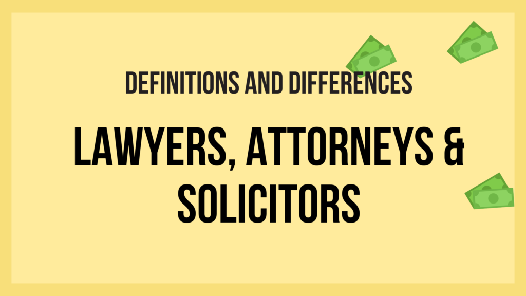 Lawyers, Attorneys & Solicitors