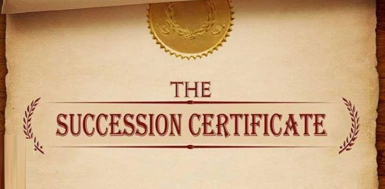 SUCCESSION CERTIFICATE